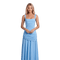 Essential Ribbed Midi Dress - Sky Blue