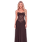 Flora Maxi Dress - Chocolate