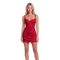 Roma Mini Dress - Red