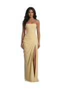 Royal Drape Dress - Yellow