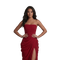 Royal Drape Dress - Red