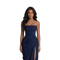 Royal Drape Dress - Blue