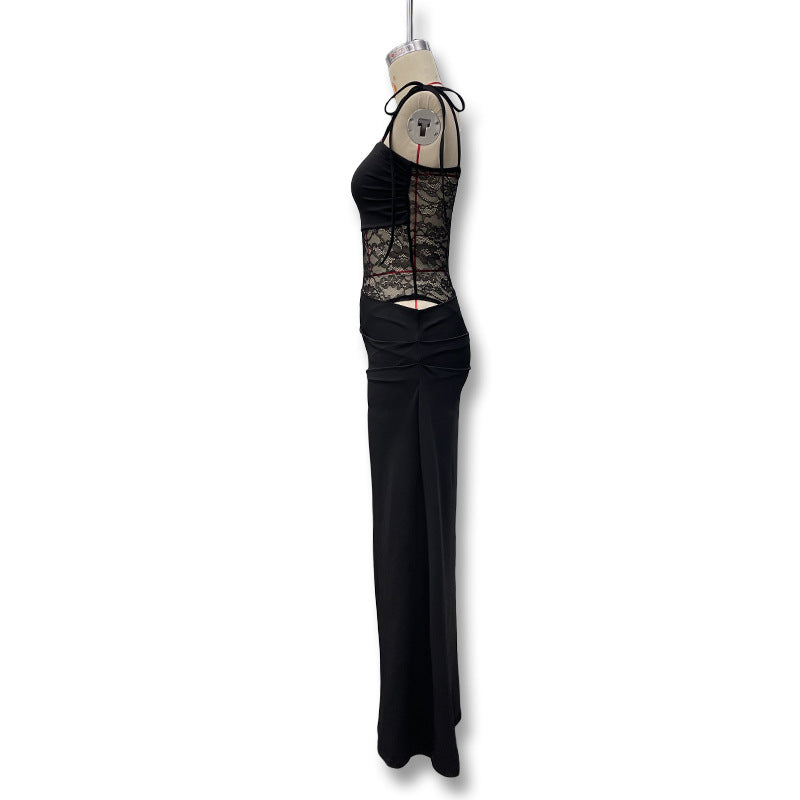 שמלת מקסי תחרה | Lace Corset Maxi Dress