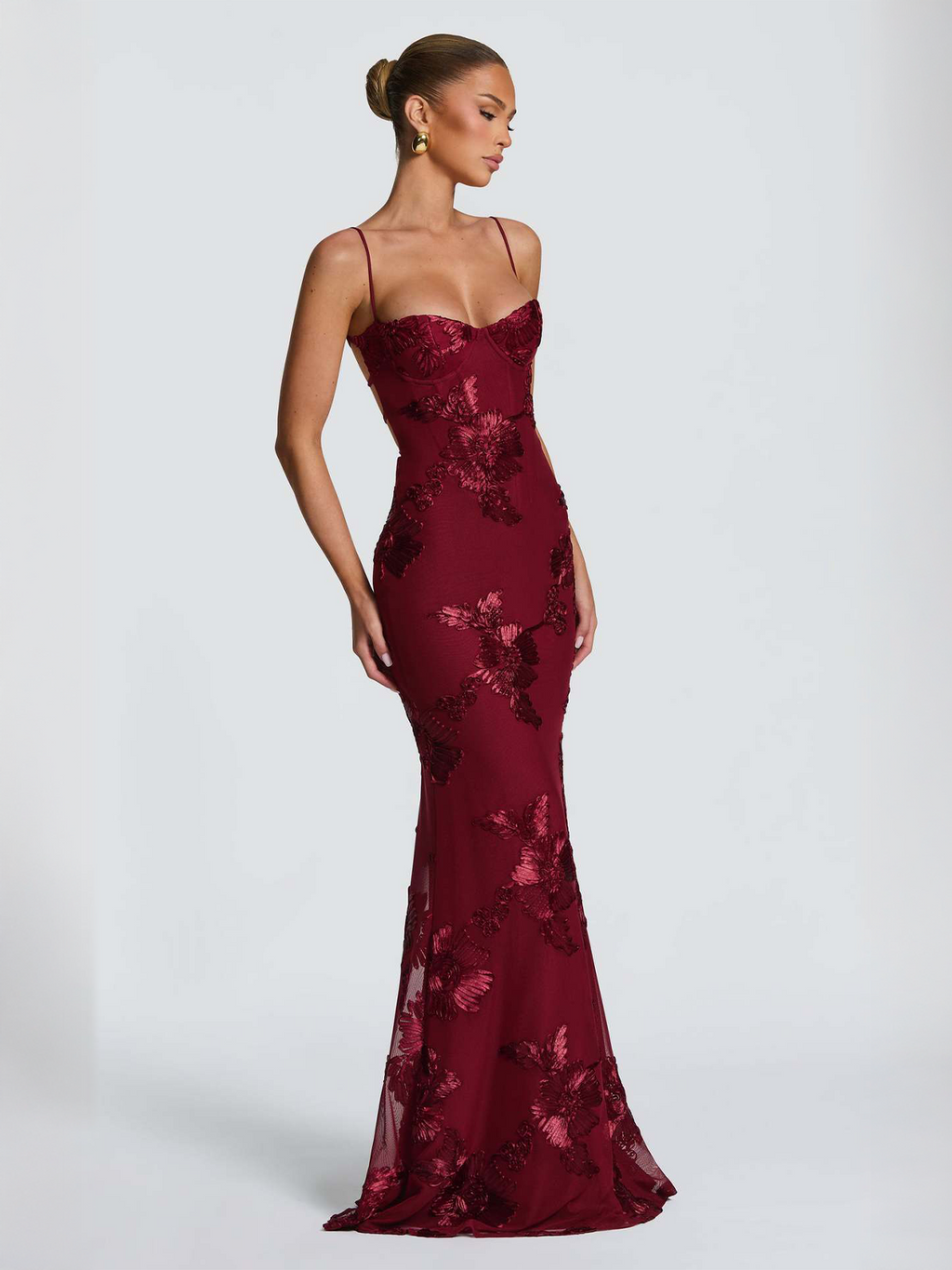 Martini Dress - Deep Ruby