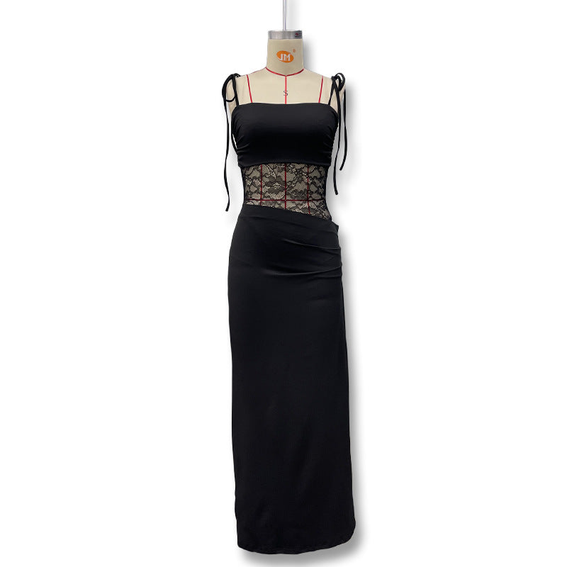 שמלת מקסי תחרה | Lace Corset Maxi Dress
