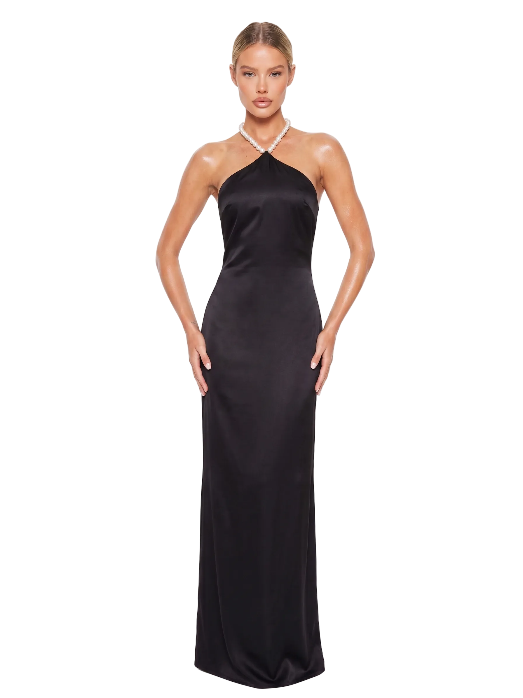 Midnight Pearl Maxi Dress