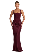 Margarita Maxi Dress - Burgundy