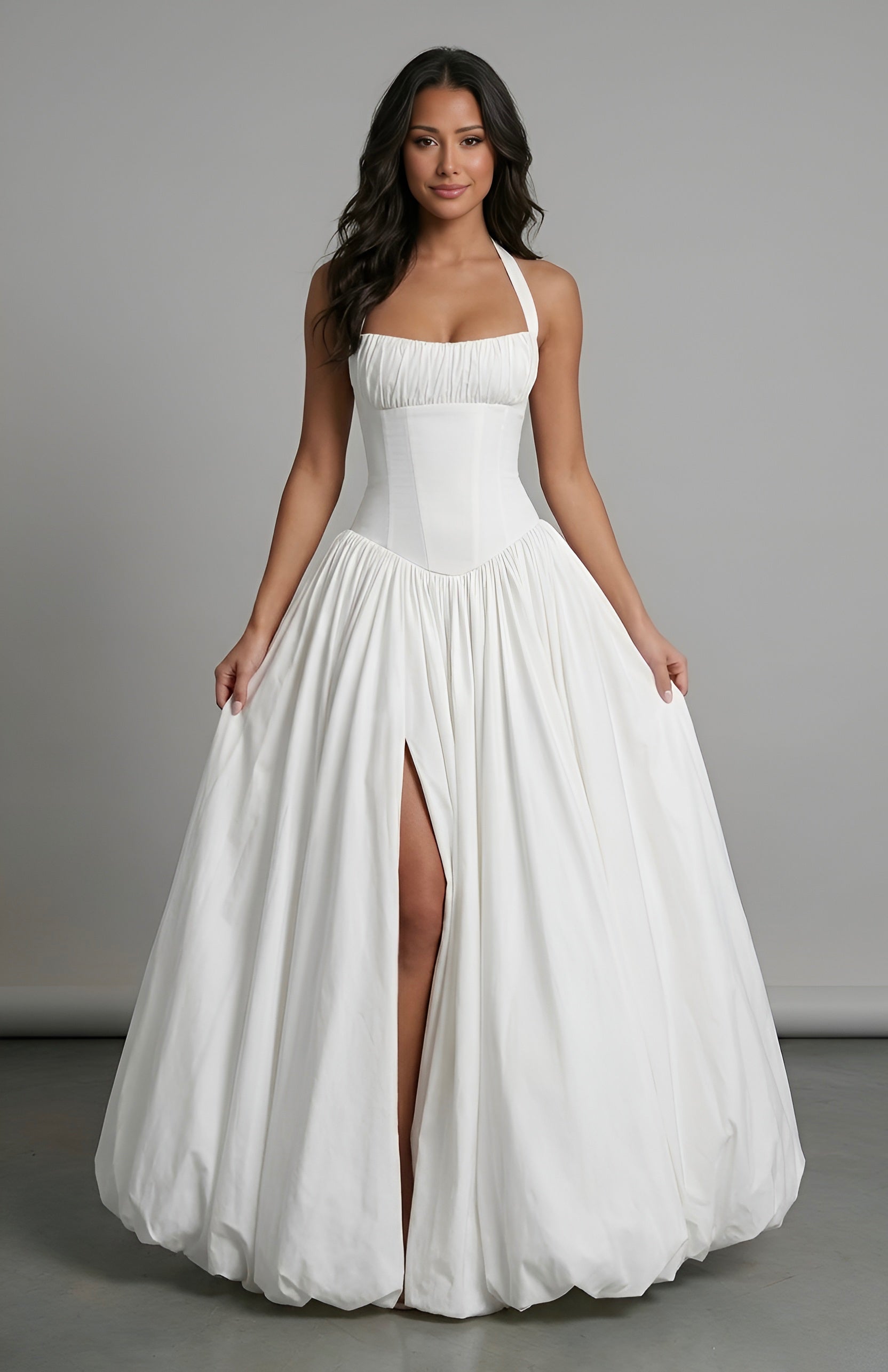 Rose Slit Dress