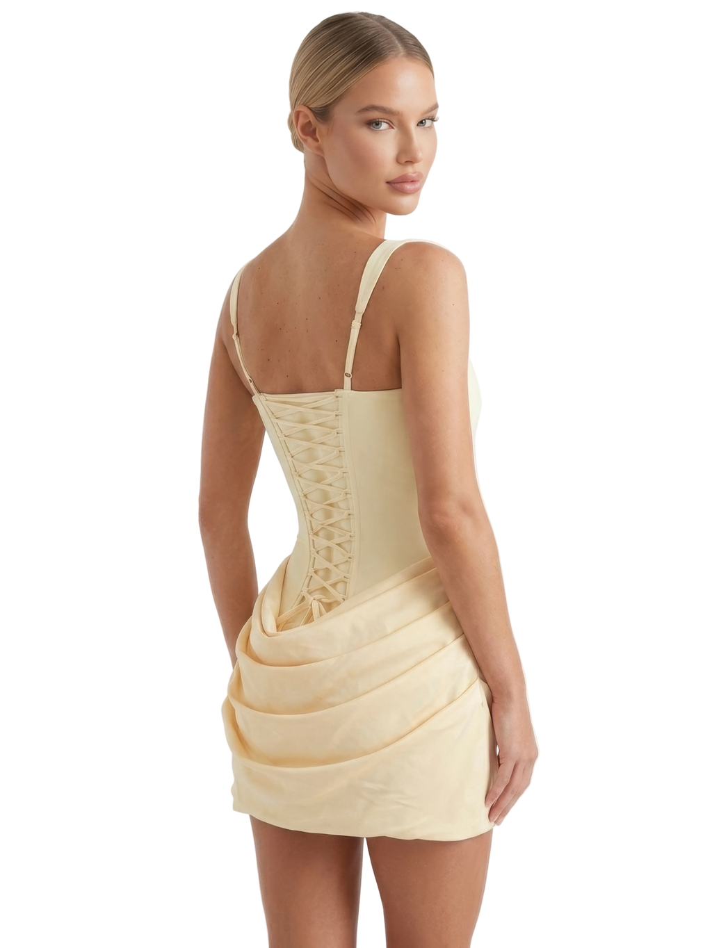The Cornelia Mini Dress - Yellow