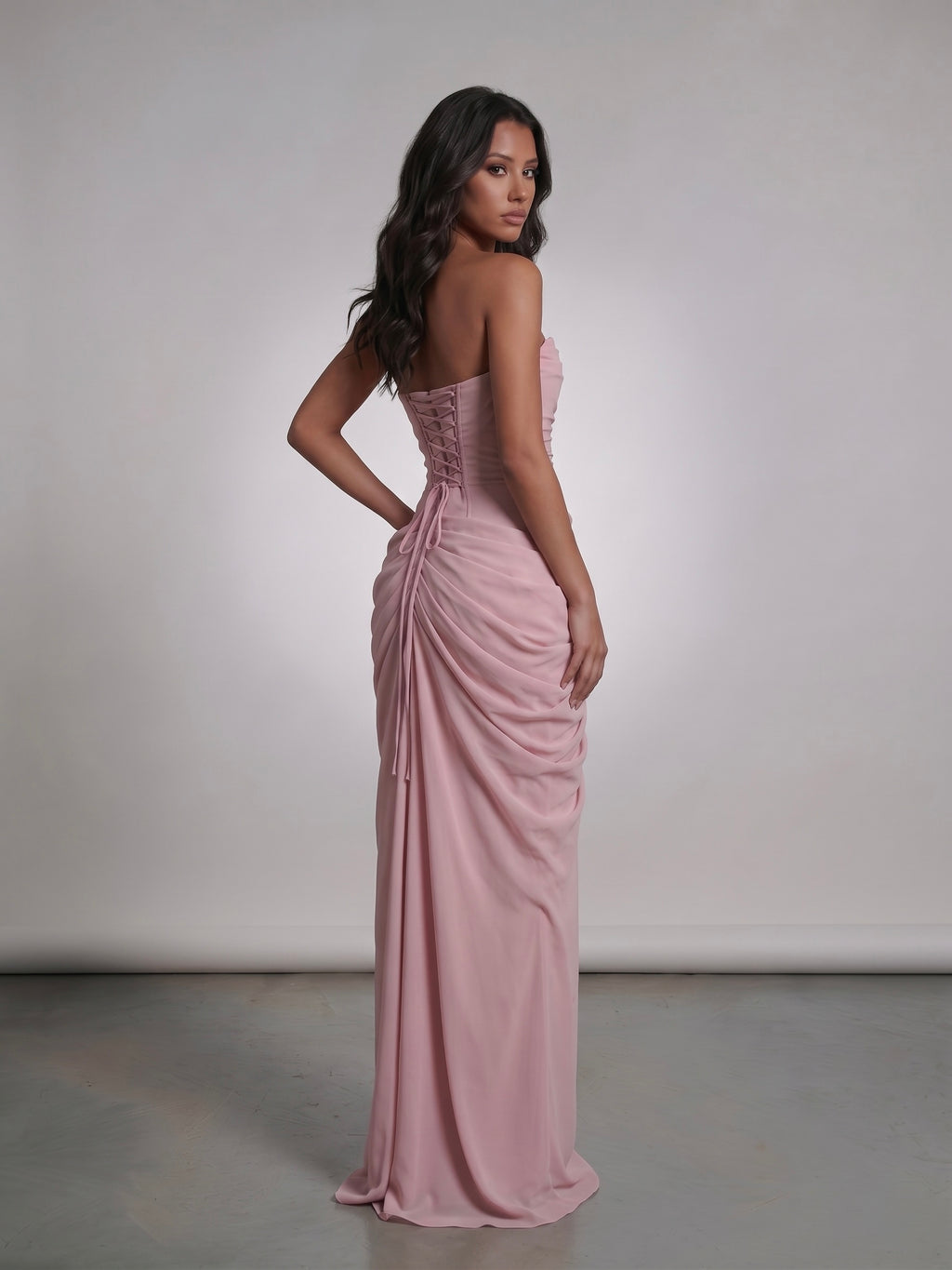 Royal Drape Dress