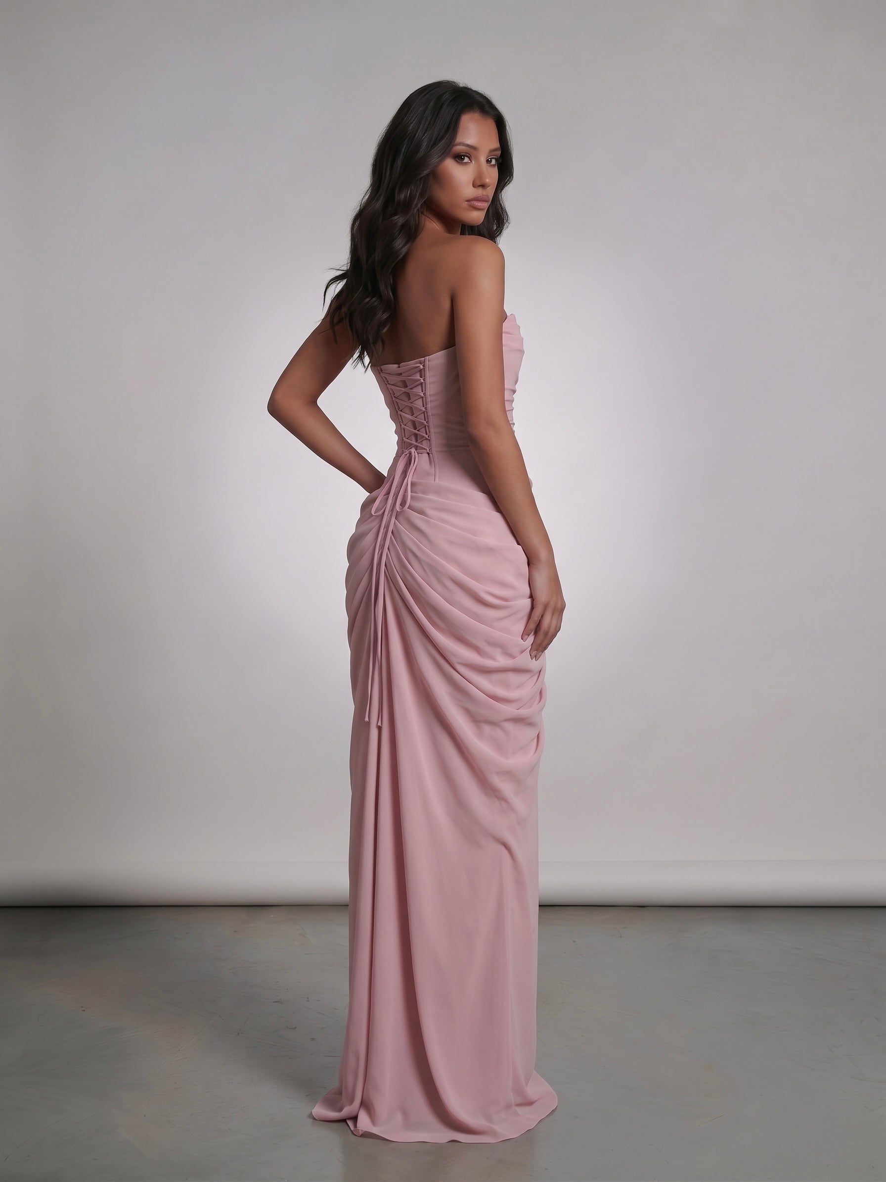 Royal Drape Dress