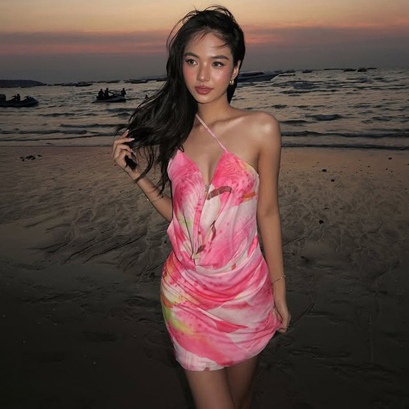 Orchid Petal Mini Dress