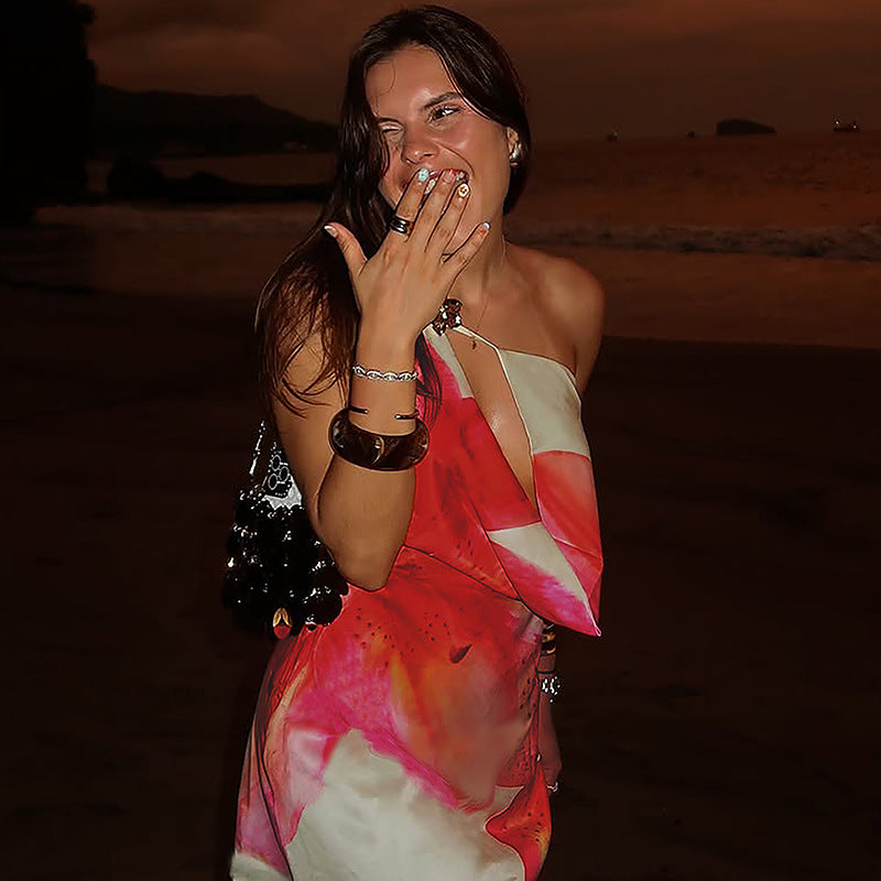Lily Drape Mini Dress
