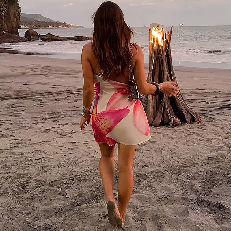 Lily Drape Mini Dress