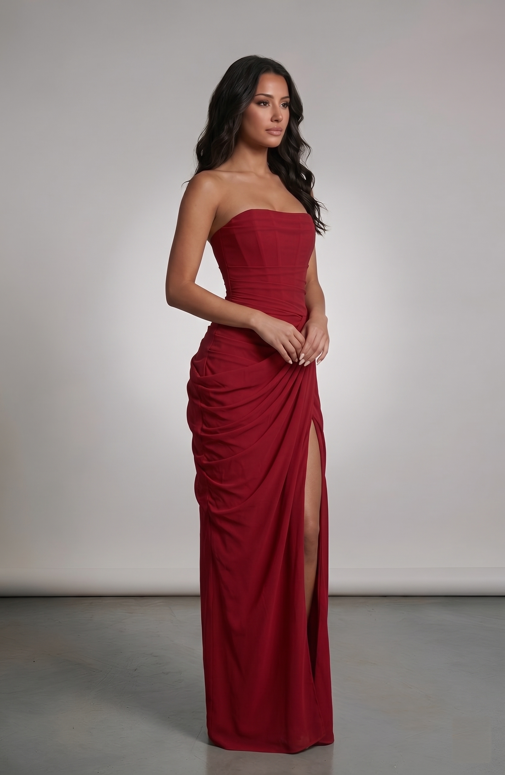 Royal Drape Dress