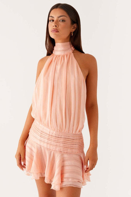 Aurelia Pleated Dress - velourea