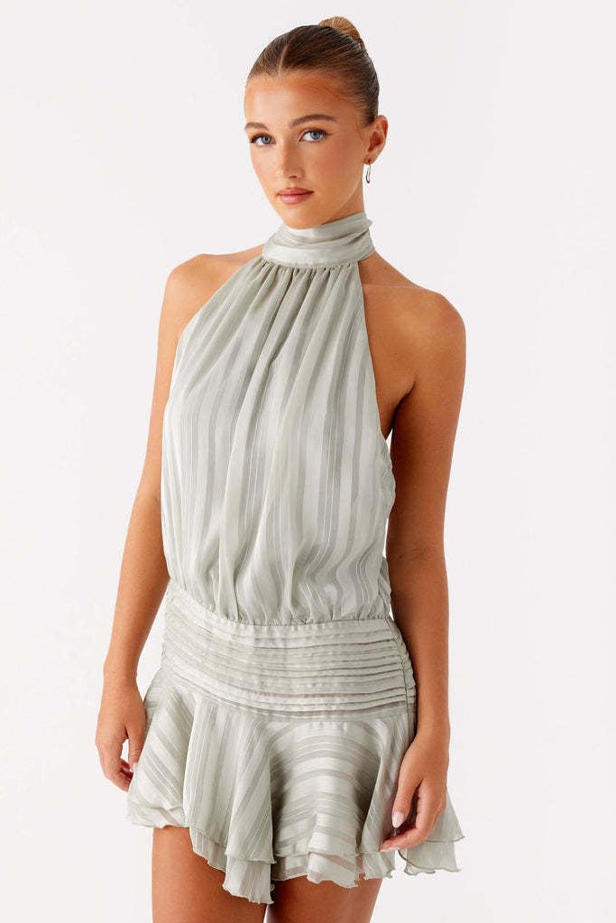 Aurelia Pleated Dress - velourea