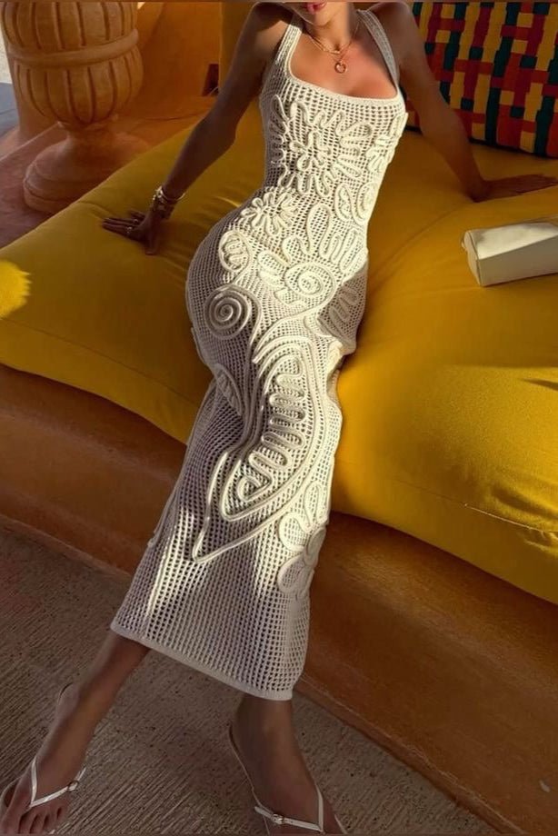 Daisy Knit Dress - velourea