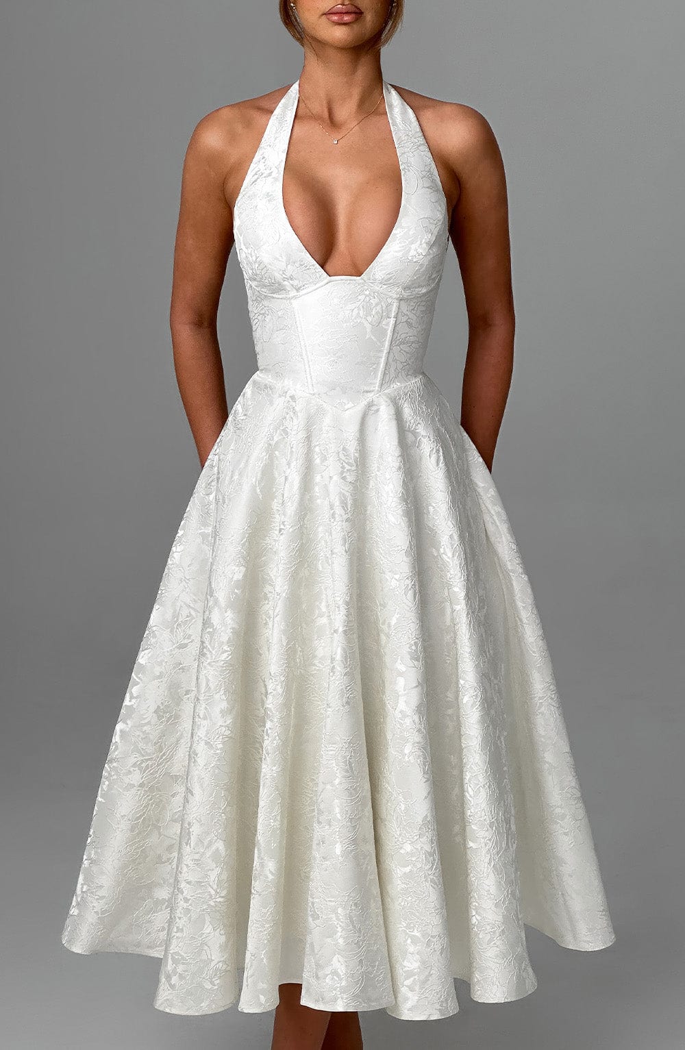 Effie Midi Dress - velourea