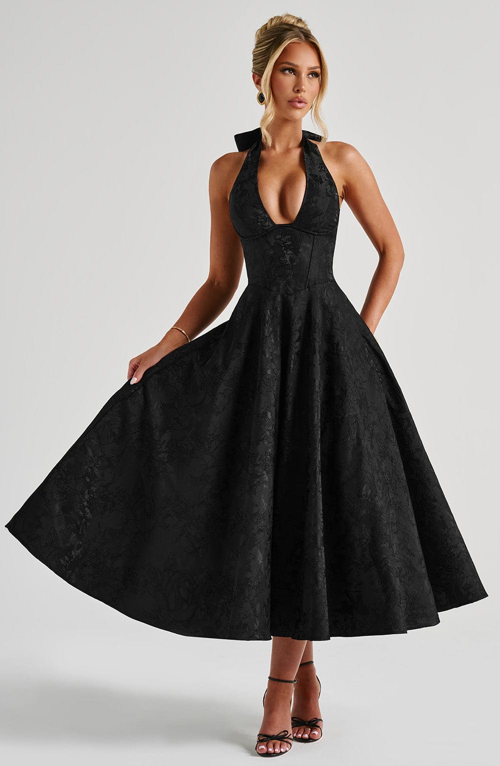 Effie Midi Dress - velourea