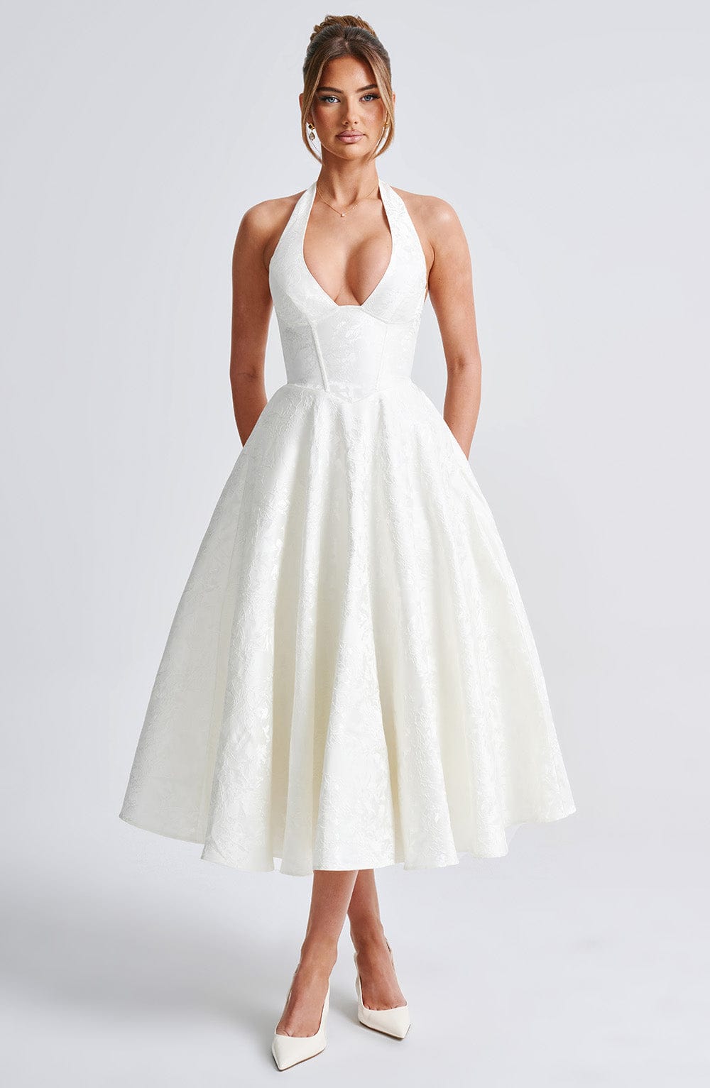 Effie Midi Dress - velourea