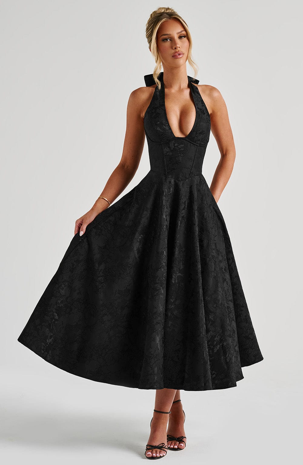 Effie Midi Dress - velourea