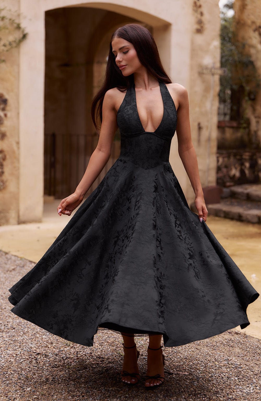 Effie Midi Dress - velourea