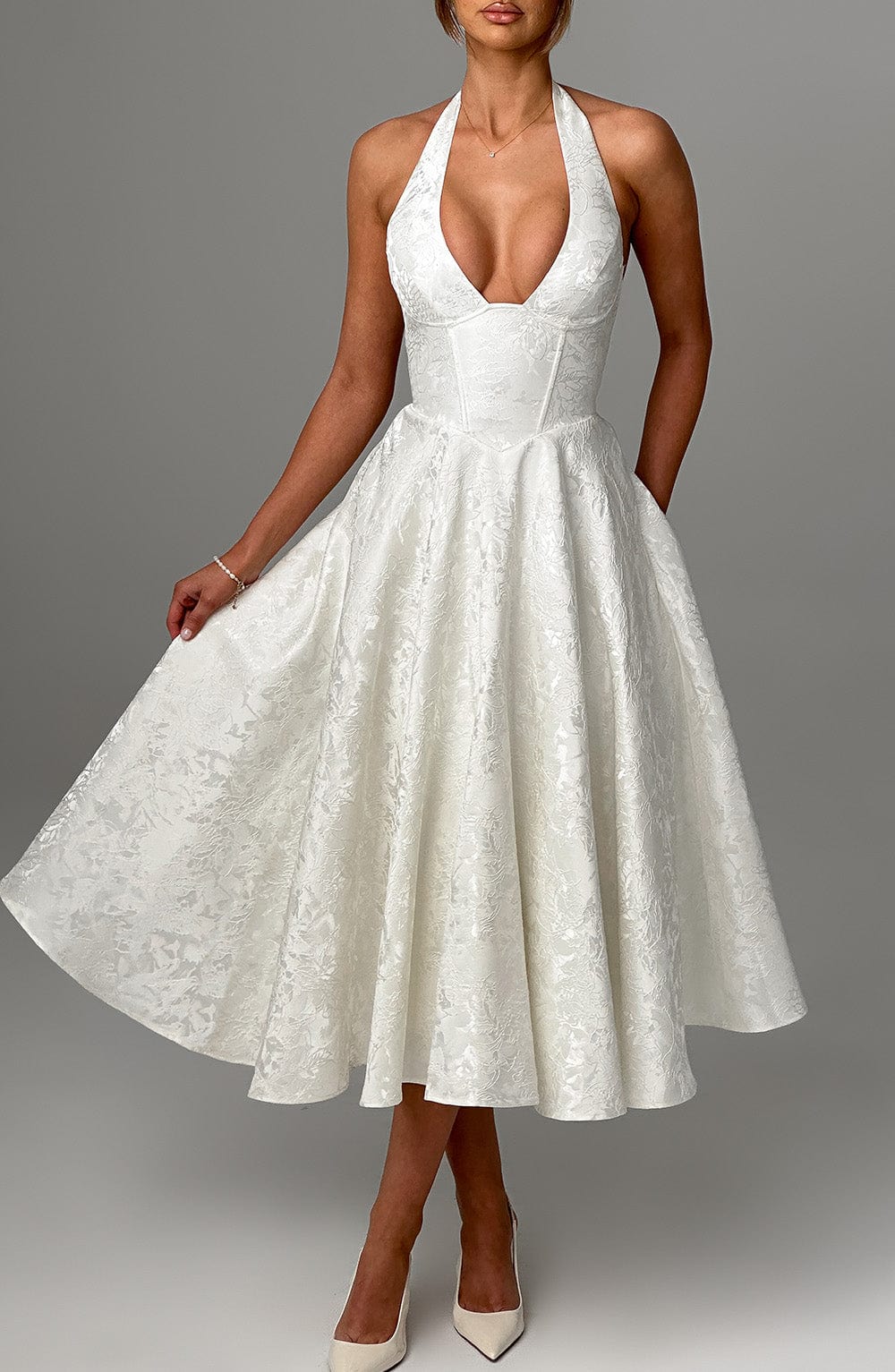 Effie Midi Dress - velourea