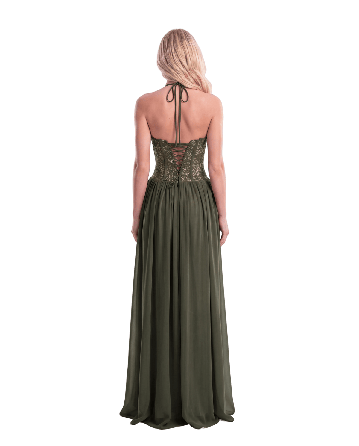 Flora Maxi Dress - Olive - velourea