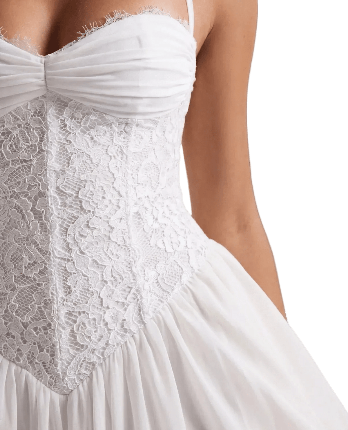 Flora Maxi Dress - White - velourea