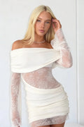 Moonlight Lace Mini Dress
