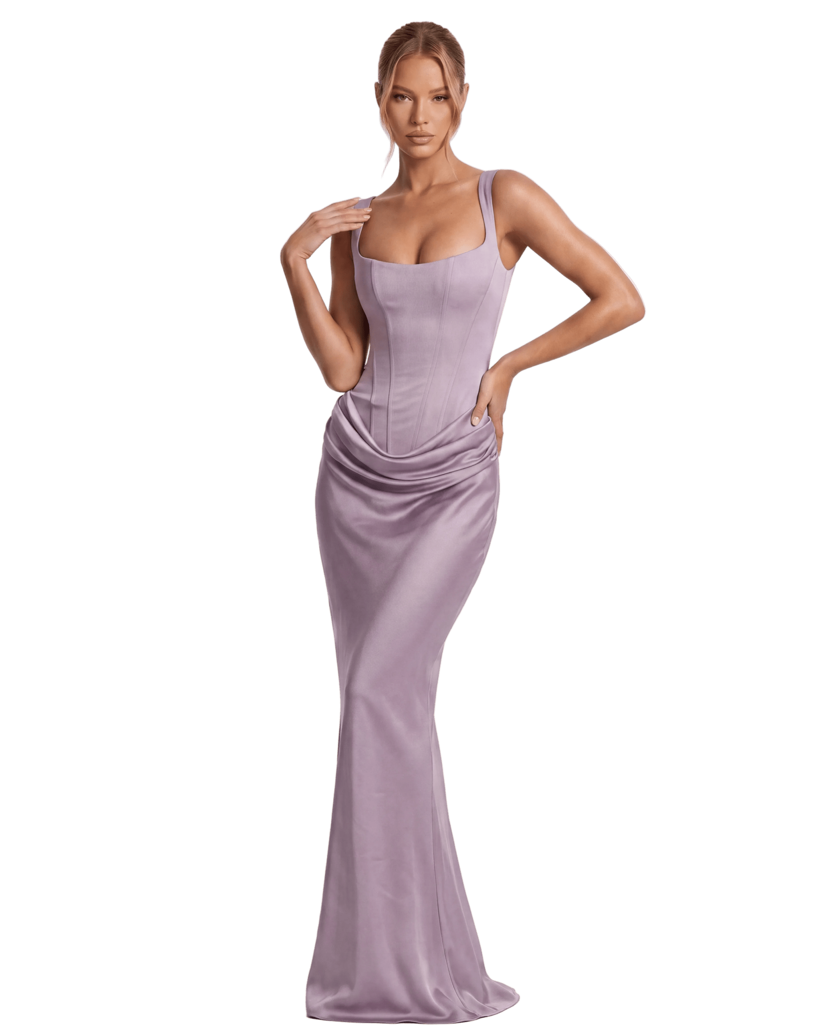 Margarita Maxi Dress - Purple - velourea