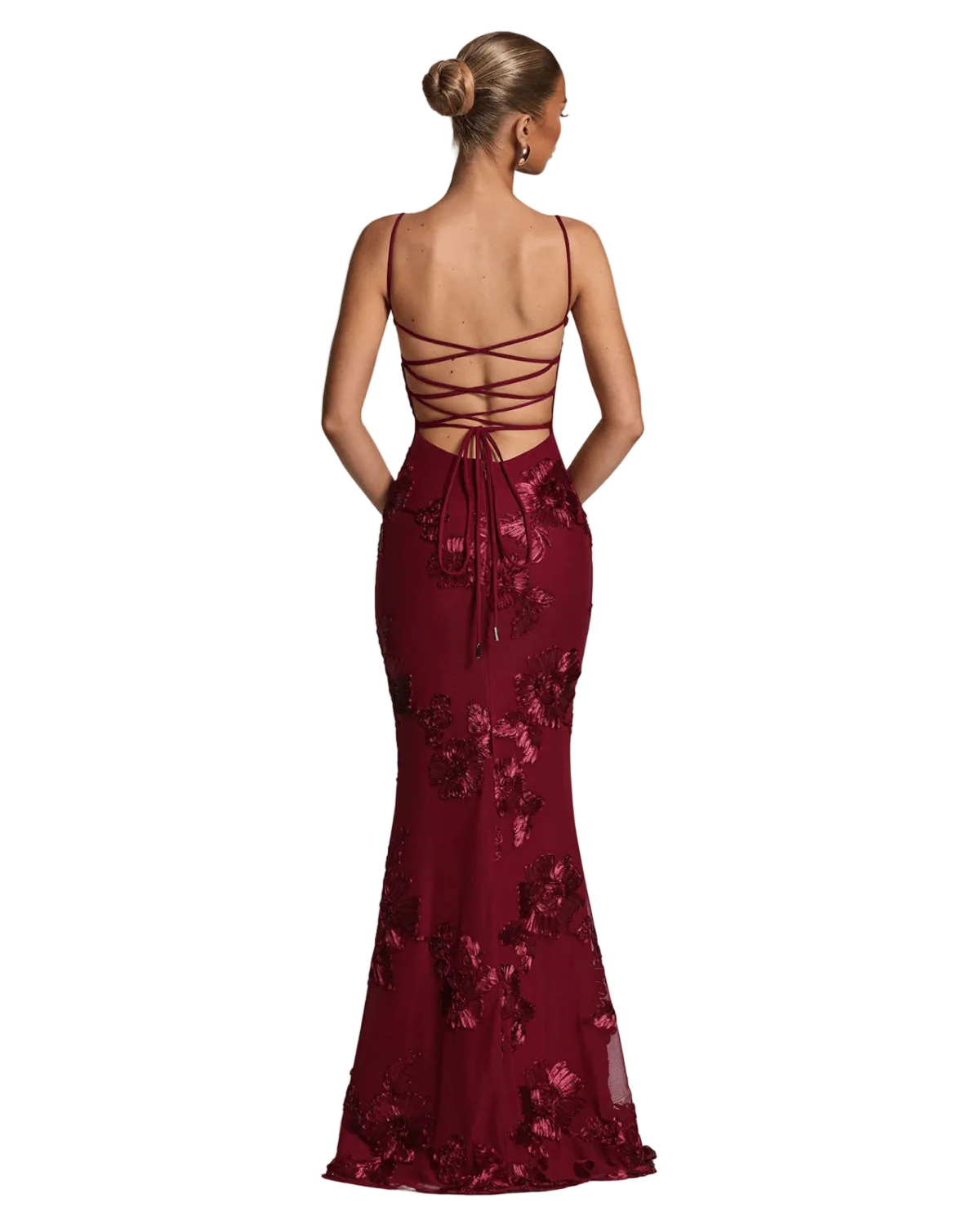Martini Dress - Deep Ruby - velourea