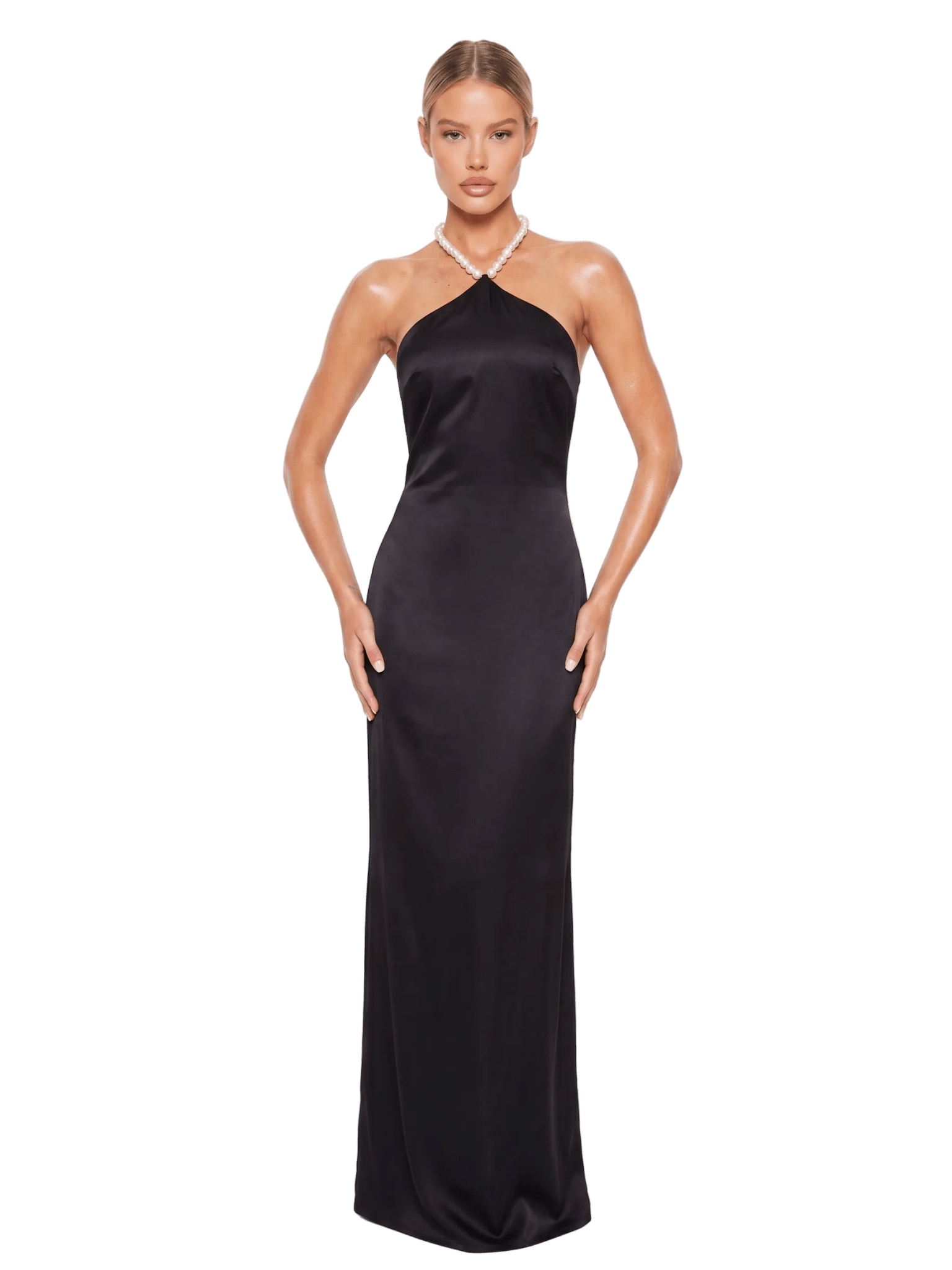 Midnight Pearl Maxi Dress - velourea