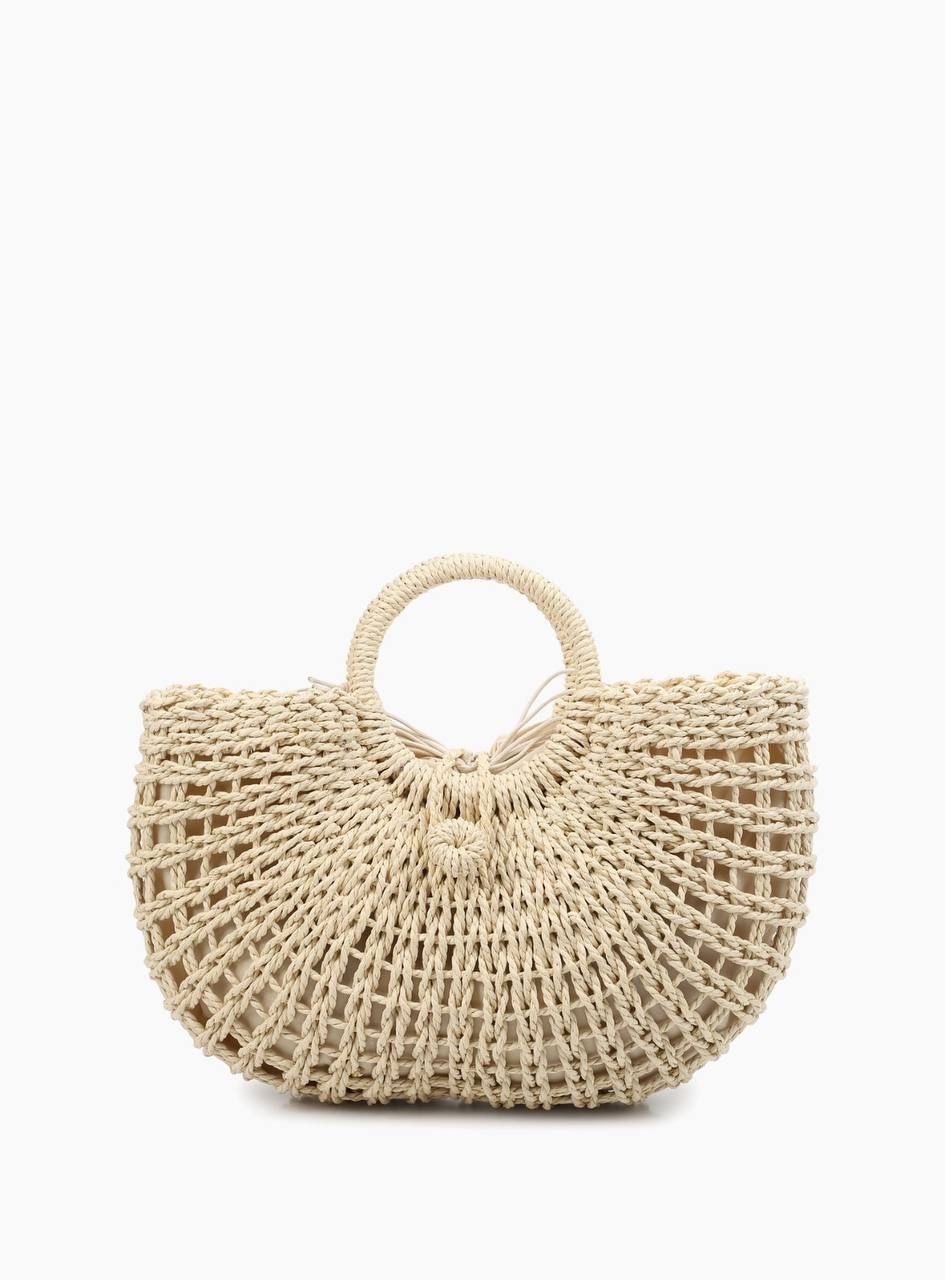 Milos Straw Bag - velourea