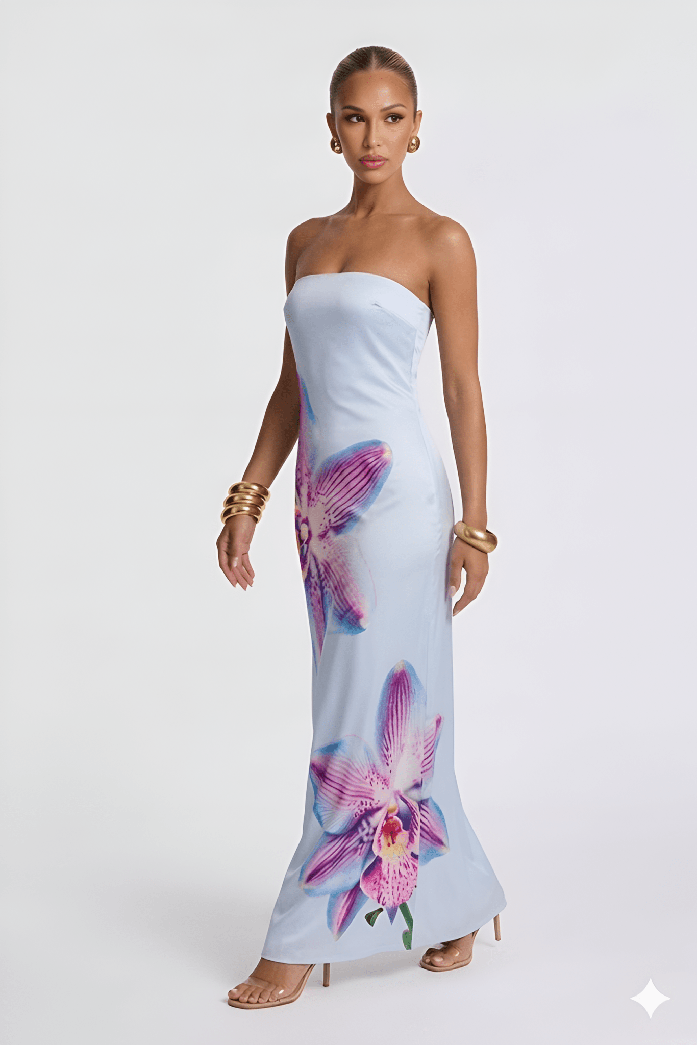 Orchid Bloom Satin - velourea