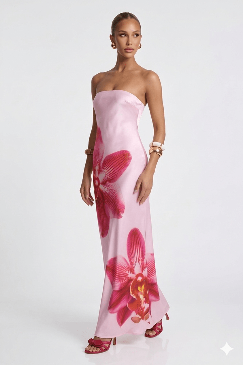 Orchid Bloom Satin - velourea