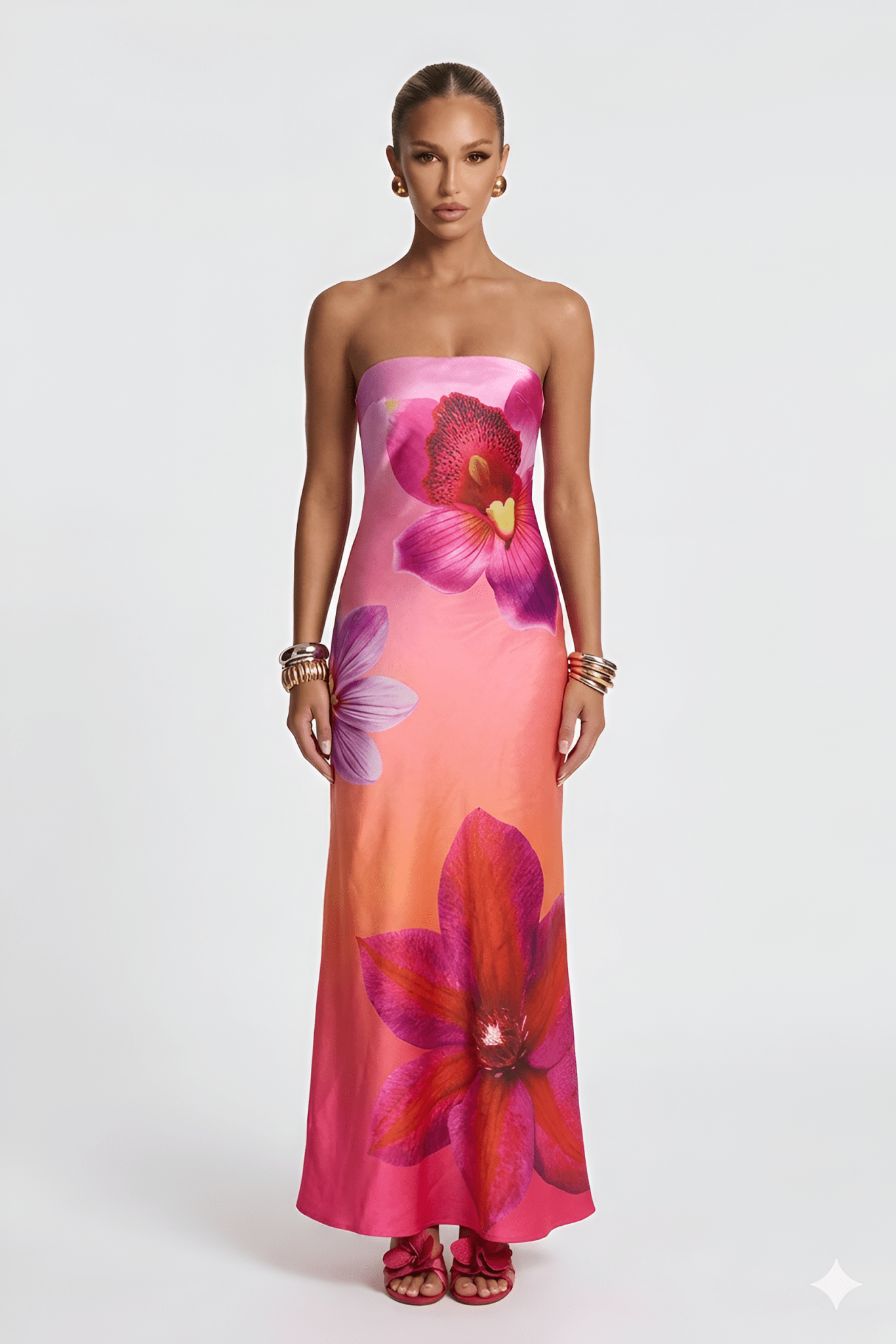 Orchid Bloom Satin - velourea