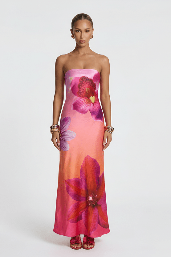 Orchid Bloom Satin - velourea