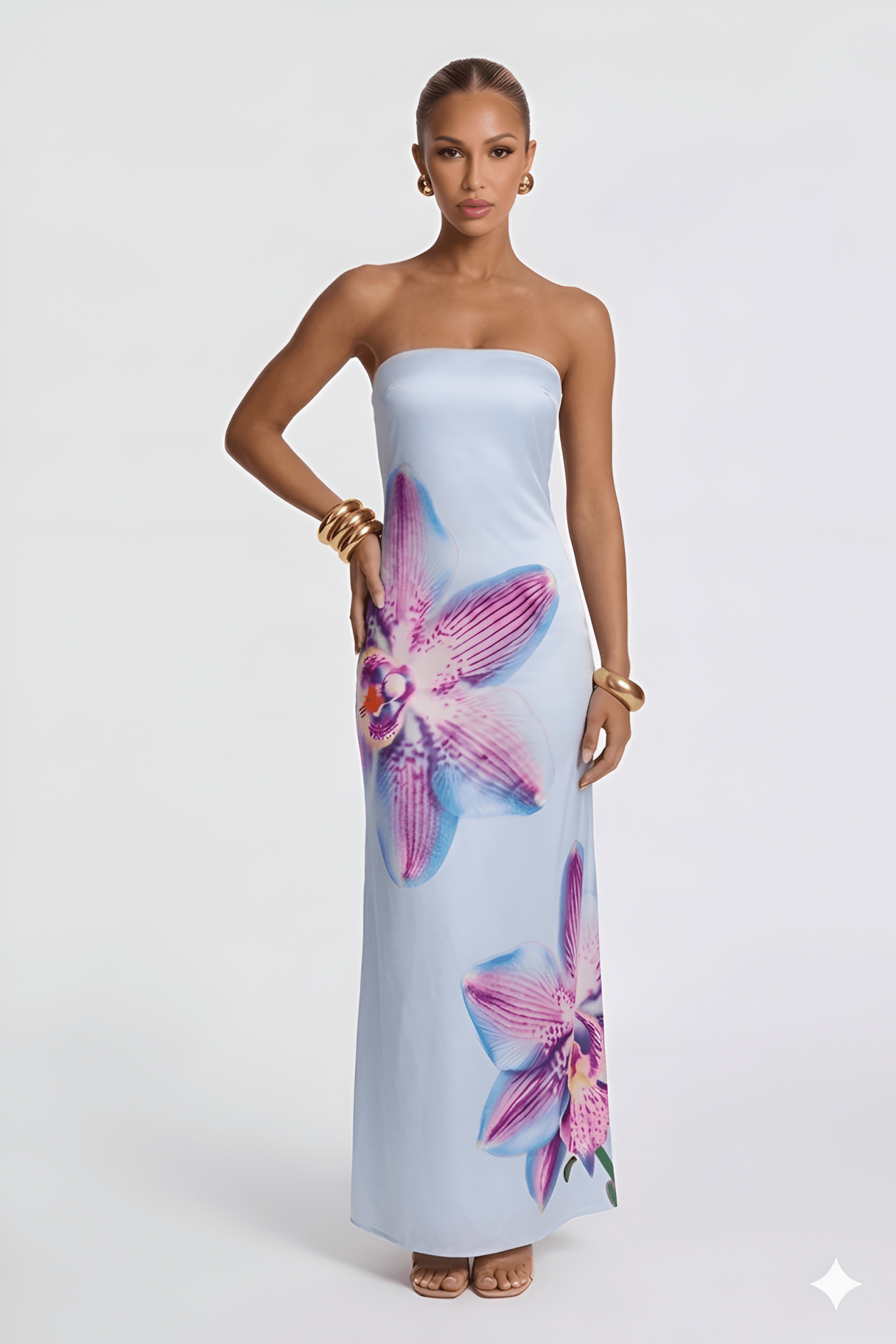 Orchid Bloom Satin - velourea