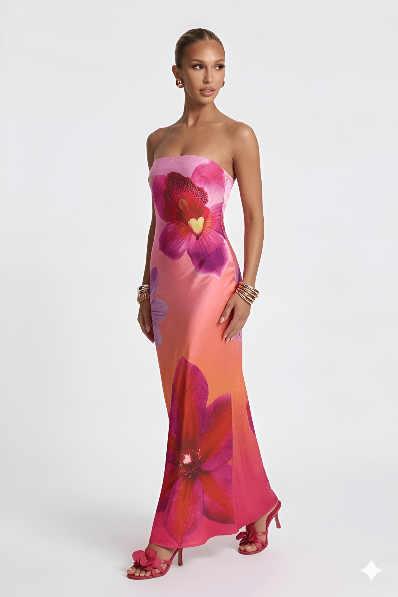 Orchid Bloom Satin - velourea