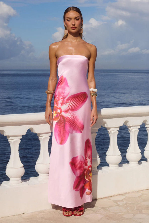 Orchid Bloom Satin - velourea