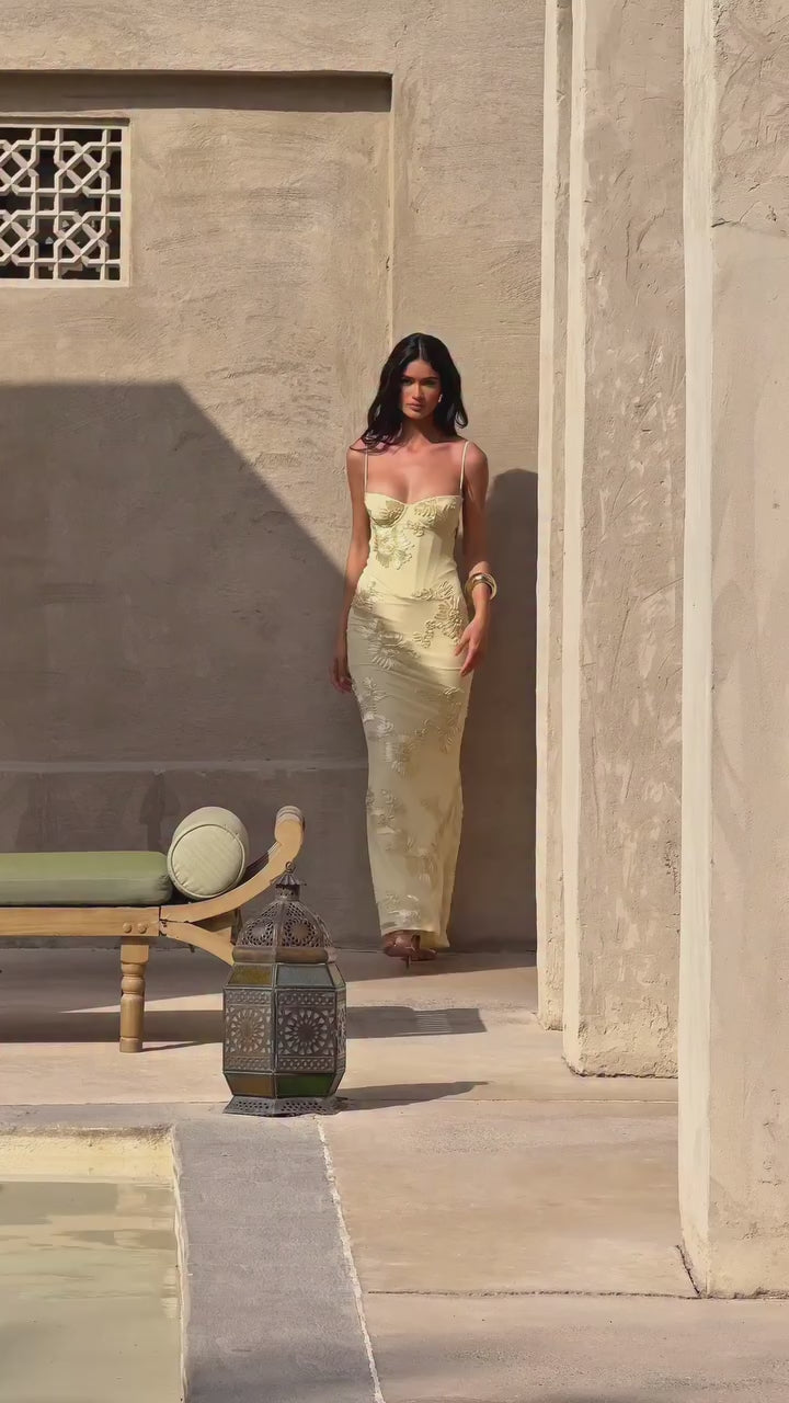 Martini Dress - Lemon