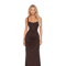 Roma Maxi Dress - Brown