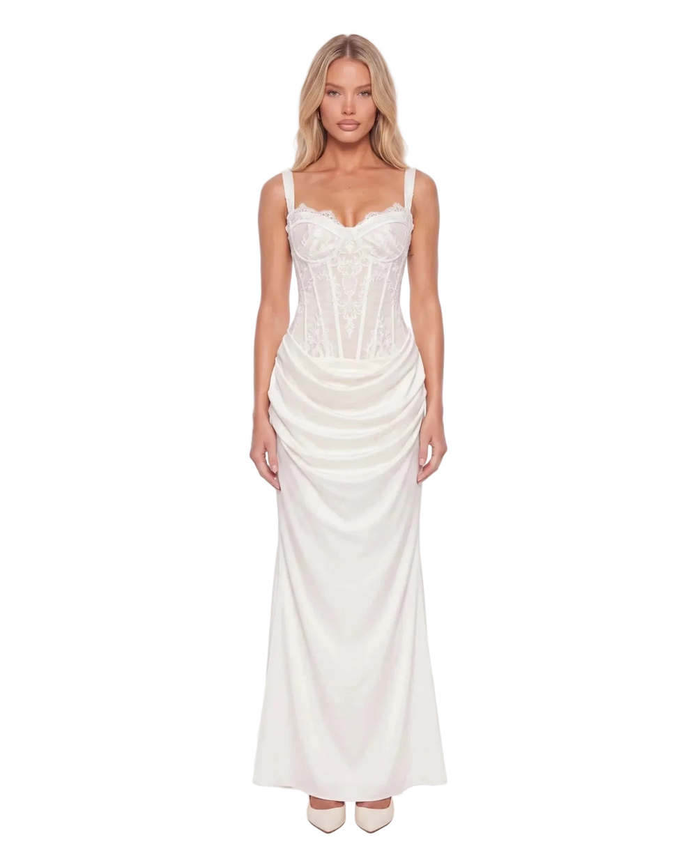 Roma Maxi Dress - White