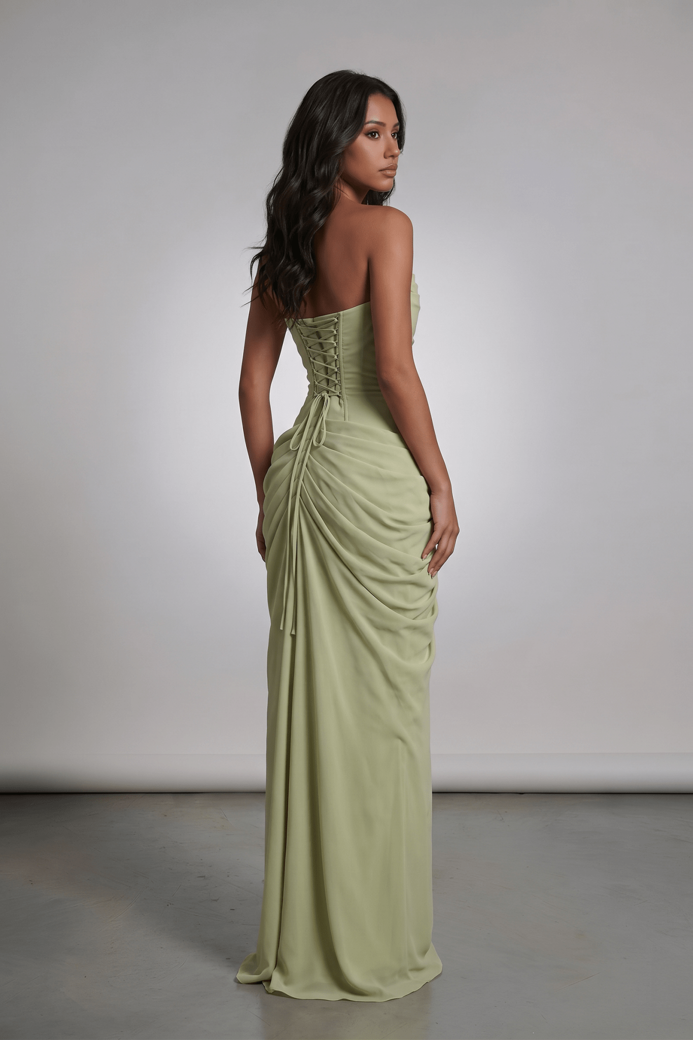 Royal Drape Dress - velourea