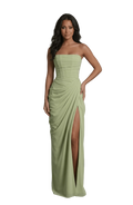 Royal Drape Dress - Matcha