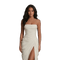 Royal Drape Dress - White