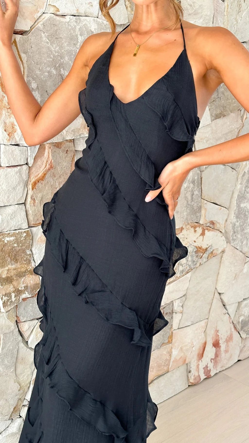 Wave Flow Dress - velourea
