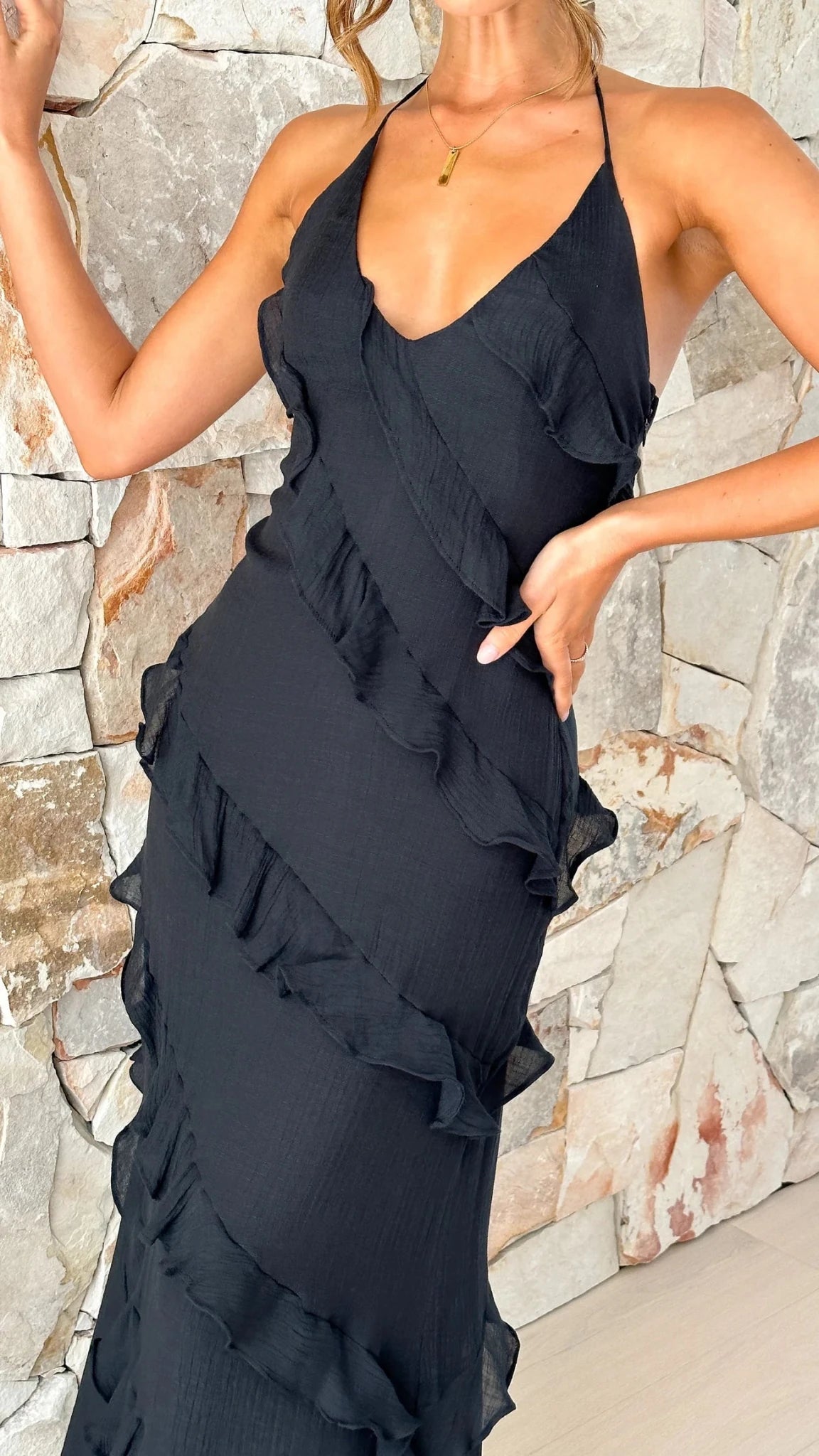 Wave Flow Dress - velourea